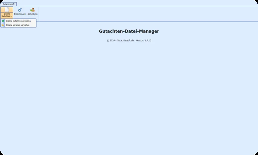 Ordner und Gutachten anlegen