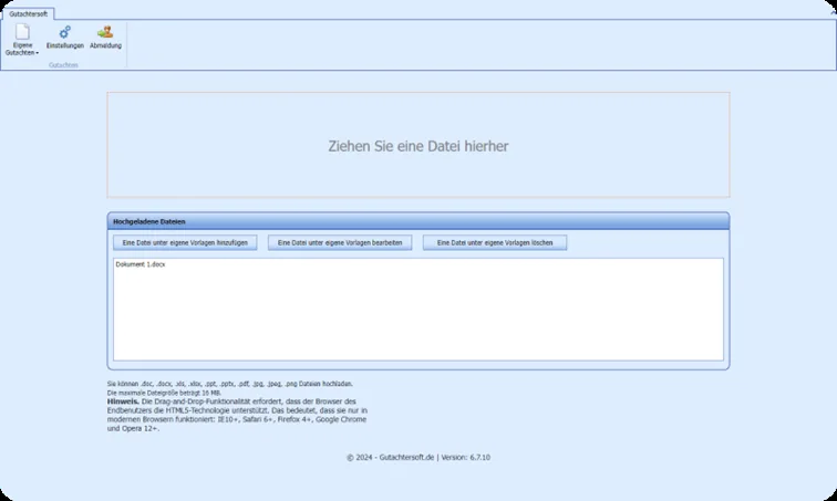 Einstellungen & Mailversand